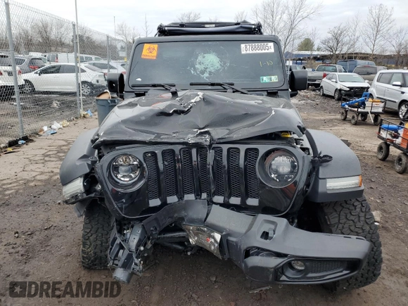 2023 Jeep Wrangler Sport Altitude with VIN 1C4HJXDN6PW525828, listed as a Copart auction lot 87888005 with Not Provided miles and Salvage Title. Bid and sale history available at DreamBid. Image 5.