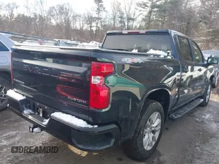 2022 Chevrolet Silverado 1500 Custom with VIN 1GCPDBEK7NZ583596, listed as a IAAI auction lot 41381334 with 37,505 mi miles. Bid and sale history available at carsss.com. Image 4.