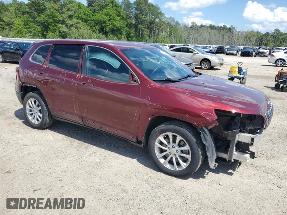 2019 Jeep Cherokee Latitude z VIN 1C4PJLCB6KD450614, wystawiony jako Copart lot #52390275 z przebiegiem 141 386 mil mil oraz Szkoda całkowita • Salvage title. Historia ofert i sprzedaży dostępna na DreamBid. Obrazek 4.