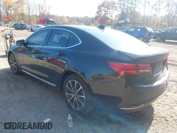 2015 Acura TLX V6 Tech with VIN 19UUB3F5XFA006165, listed as a IAAI auction lot 40686904 with 211,648 mi miles. Bid and sale history available at carsss.com. Image 3.