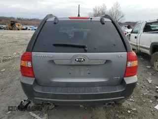 2005 Kia Sportage LX with VIN KNDJE723X57064082, listed as a Copart auction lot 86177214 with Not Provided miles and Salvage Title. Bid and sale history available at carsss.com. Image 6.