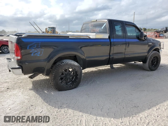 2001 Ford Super Duty F-250 XL with VIN 1FTNX21L91EC07772, listed as a Copart auction lot 45503435 with 0 mi miles and Salvage Title. Bid and sale history available at carsss.com. Image 3.