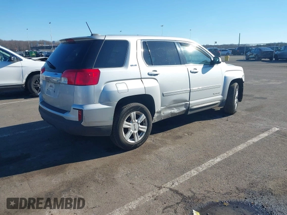2016 GMC Terrain SLE with VIN 2GKALMEK1G6245795, listed as a IAAI auction lot 41516892 with 165,563 mi miles. Bid and sale history available at carsss.com. Image 4.