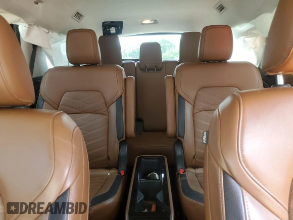 2023 Nissan Pathfinder Platinum with VIN 5N1DR3DK9PC221749, listed as a Copart auction lot 60127525 with 37,458 mi miles and Salvage title. Bid and sale history available at DreamBid. Image 10.