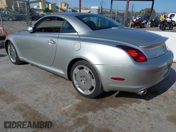 2002 Lexus SC 430 z VIN JTHFN48Y820003596, wystawiony jako IAAI lot #42259004 z przebiegiem 163 019 mil mil oraz . Historia ofert i sprzedaży dostępna na DreamBid. Obrazek 3.