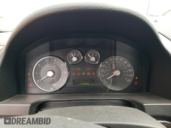 2008 Mercury Milan Premier with VIN 3MEHM08188R622893, listed as a Copart auction lot 66665814 with 124,956 mi miles and Salvage Title. Bid and sale history available at carsss.com. Image 9.