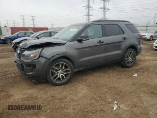2019 Ford Explorer Sport z VIN 1FM5K8GT4KGA91147, wystawiony jako Copart lot #51934735 z przebiegiem 97 322 mil mil oraz Szkoda całkowita • Salvage title. Historia ofert i sprzedaży dostępna na DreamBid. Obrazek 1.
