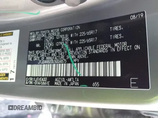 2020 Lexus NX 300 с VIN JTJDARBZ0L5004875, выставлен на аукционе IAAI как лот 42323143 с пробегом 38 591 миль миль и . История ставок и продаж доступна на DreamBid. Изображение 9.
