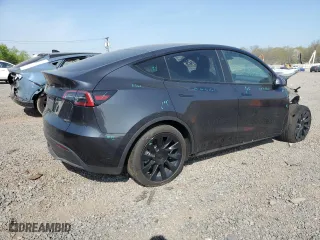 2024 Tesla Model Y with VIN 7SAYGDED3RF160506, listed as a Copart auction lot 53948515 with 0 mi miles and Non Repairable. Bid and sale history available at carsss.com. Image 3.