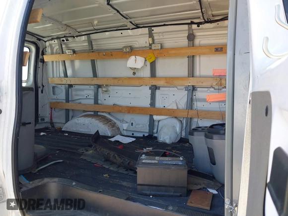 2013 Ford Econoline Cargo Commercial with VIN 1FTNE2EW2DDA31328, listed as a IAAI auction lot 42562164 with 133,729 mi miles and . Bid and sale history available at DreamBid. Image 8.