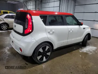 2017 Kia Soul + with VIN KNDJP3A53H7440714, listed as a Copart auction lot 46819825 with 60,914 mi miles and Salvage Title. Bid and sale history available at carsss.com. Image 3.