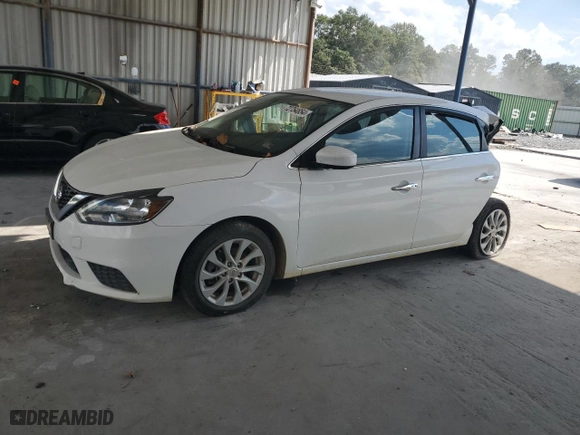 2019 Nissan Sentra SV with VIN 3N1AB7AP4KY381124, listed as a Copart auction lot 47610695 with 74,171 mi miles and Salvage Title. Bid and sale history available at carsss.com. Image 1.