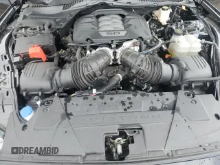 2024 Ford Mustang GT with VIN 1FA6P8CF3R5411497, listed as a Copart auction lot 55979545 with 6,607 mi miles and Salvage title. Bid and sale history available at DreamBid. Image 11.