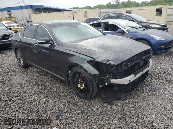 2018 Genesis G80 3.8L z VIN KMHGN4JEXJU281179, wystawiony jako Copart lot #53790595 z przebiegiem 119 767 mil mil oraz Szkody całkowita. Historia ofert i sprzedaży dostępna na DreamBid. Obrazek 4.