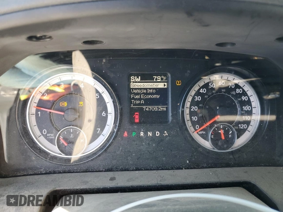 2017 Ram 1500 Express with VIN 1C6RR7FT8HS692829, listed as a Copart auction lot 46934285 with 74,709 mi miles and Salvage Title. Bid and sale history available at carsss.com. Image 9.