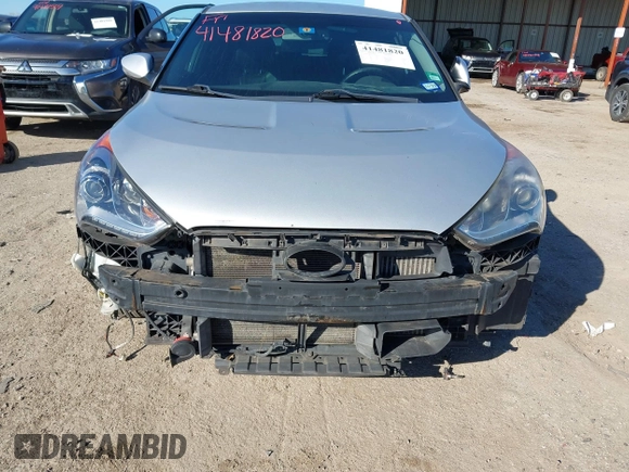 2013 Hyundai Veloster Turbo with VIN KMHTC6AE6DU162372, listed as a IAAI auction lot 41481820 with 105,650 mi miles and . Bid and sale history available at DreamBid. Image 6.