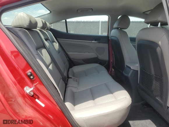 2017 Hyundai Elantra SE with VIN KMHD84LF1HU263695, listed as a Copart auction lot 54010605 with 43,259 mi miles and Salvage Title. Bid and sale history available at carsss.com. Image 10.