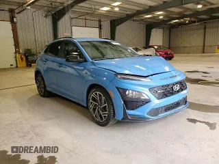2022 Hyundai Kona N Line with VIN KM8K3CA34NU902544, listed as a Copart auction lot 58210315 with 57,899 mi miles and Salvage title. Bid and sale history available at DreamBid. Image 13.