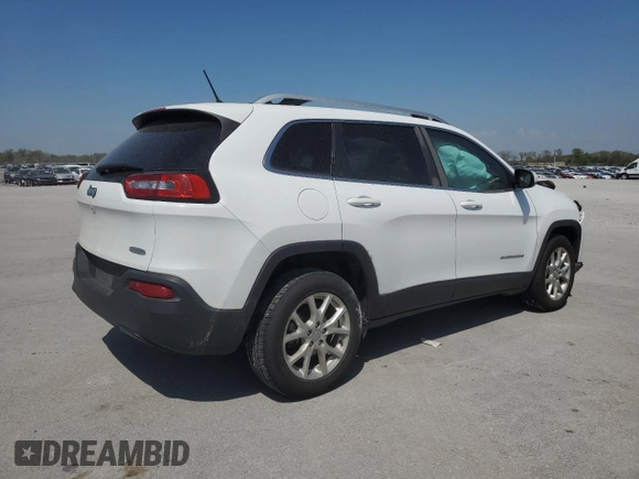 2018 Jeep Cherokee Latitude with VIN 1C4PJLCB6JD587468, listed as a Copart auction lot 52258695 with 136,466 mi miles and Salvage title. Bid and sale history available at DreamBid. Image 3.