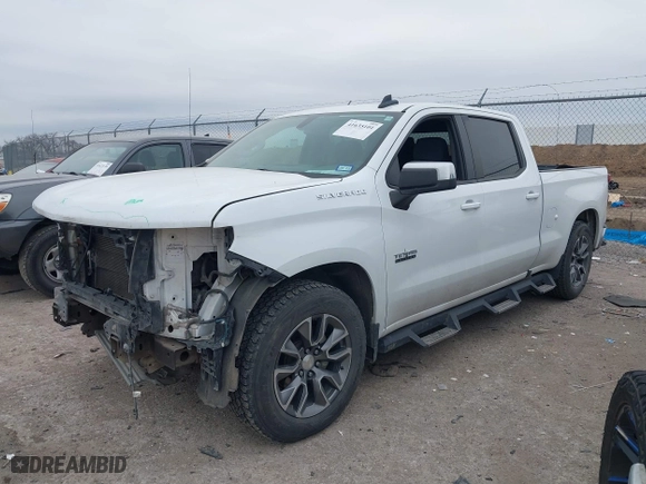 2019 Chevrolet Silverado 1500 LT with VIN 1GCPWCED8KZ216803, listed as a IAAI auction lot 41635101 with 180,558 mi miles. Bid and sale history available at carsss.com. Image 2.