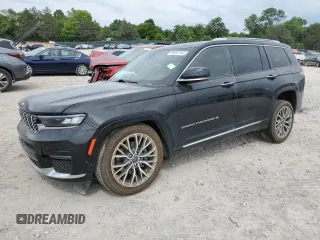 2021 Jeep Grand Cherokee Summit Reserve с VIN 1C4RJKEG5M8118932, выставлен на аукционе Copart как лот 59502744 с пробегом 50 041 миль миль и Списание • Salvage title. История ставок и продаж доступна на DreamBid. Изображение 1.