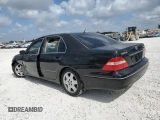 2005 Lexus LS 430 z VIN JTHBN36F755014039, wystawiony jako Copart lot #54259665 z przebiegiem 198 475 mil mil oraz Szkoda całkowita • Salvage title. Historia ofert i sprzedaży dostępna na DreamBid. Obrazek 2.