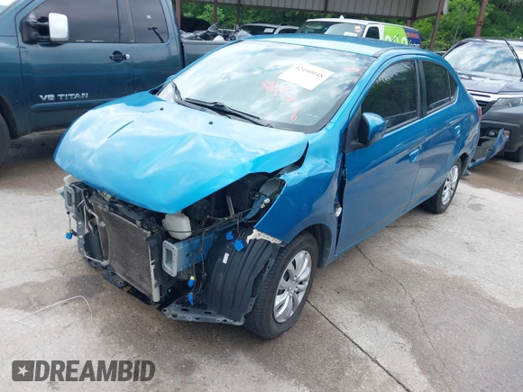 2017 Mitsubishi Mirage G4 ES with VIN ML32F3FJ5HHF07228, listed as a IAAI auction lot 42100048 with 149,303 mi miles. Bid and sale history available at carsss.com. Image 2.