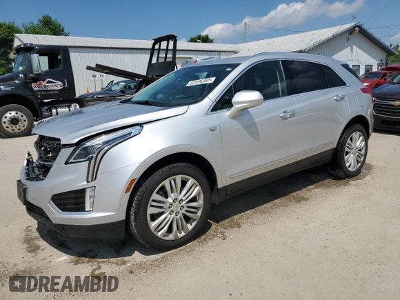 2019 Cadillac XT5 Premium Luxury AWD with VIN 1GYKNFRS1KZ188389, listed as a Copart auction lot 62096385 with 66,605 mi miles and Salvage title. Bid and sale history available at DreamBid. Image 1.