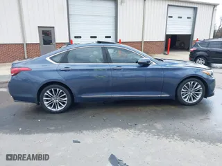 2016 Hyundai Genesis 3.8L with VIN KMHGN4JEXGU106388, listed as a IAAI auction lot 41781861 with 64,285 mi miles. Bid and sale history available at carsss.com. Image 13.