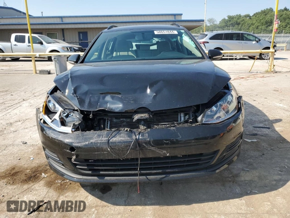 2017 Volkswagen Golf SportWagen S with VIN 3VW017AU1HM532340, listed as a Copart auction lot 58651844 with 73,535 mi miles and Salvage Title. Bid and sale history available at carsss.com. Image 5.