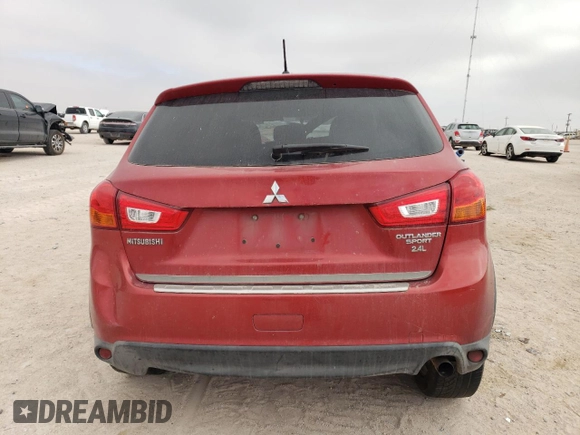 2016 Mitsubishi Outlander Sport 2.4 SE with VIN JA4AP3AW9GZ027749, listed as a Copart auction lot 44528845 with 107,322 mi miles and Salvage Title. Bid and sale history available at carsss.com. Image 6.