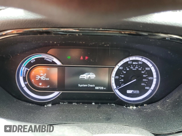 2020 Kia Niro LX with VIN KNDCB3LC7L5426788, listed as a Copart auction lot 79308844 with 68,739 mi miles and Salvage Title. Bid and sale history available at carsss.com. Image 9.