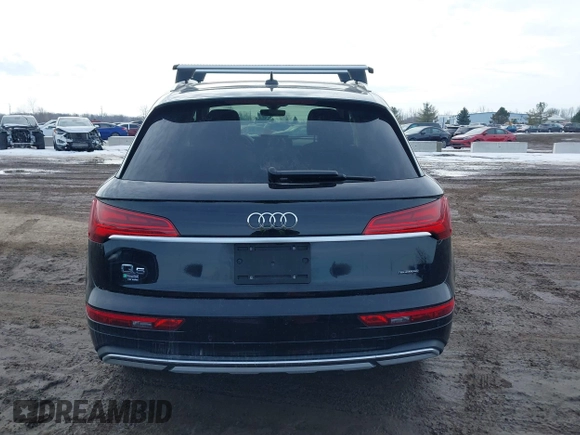 2021 Audi Q5 Premium Plus with VIN WA1BAAFY5M2013887, listed as a IAAI auction lot 41569563 with 79,663 mi miles and . Bid and sale history available at DreamBid. Image 16.