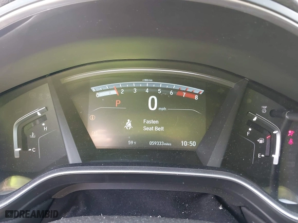 2018 Honda CR-V EX with VIN 2HKRW2H57JH643533, listed as a IAAI auction lot 41655831 with 59,333 mi miles. Bid and sale history available at carsss.com. Image 7.