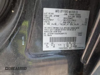 2004 Ford F-150 XLT с VIN 1FTPW14564KD69173, выставлен на аукционе IAAI как лот 42698484 с пробегом 269 241 миль миль и . История ставок и продаж доступна на DreamBid. Изображение 9.