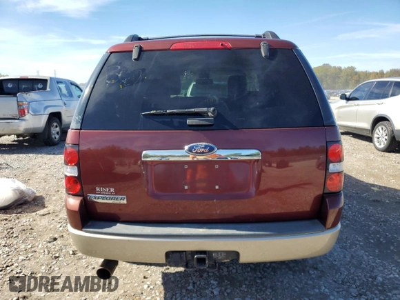 2010 Ford Explorer Eddie Bauer with VIN 1FMEU6EE2AUA15719, listed as a Copart auction lot 80115134 with 166,342 mi miles and Salvage Title. Bid and sale history available at carsss.com. Image 6.