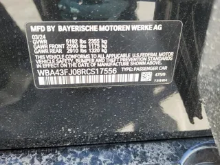 2024 BMW 5 Series 530i z VIN WBA43FJ08RCS17556, wystawiony jako Copart lot #48853495 z przebiegiem 4 151 mil mil oraz Szkoda całkowita • Salvage title. Historia ofert i sprzedaży dostępna na DreamBid. Obrazek 14.
