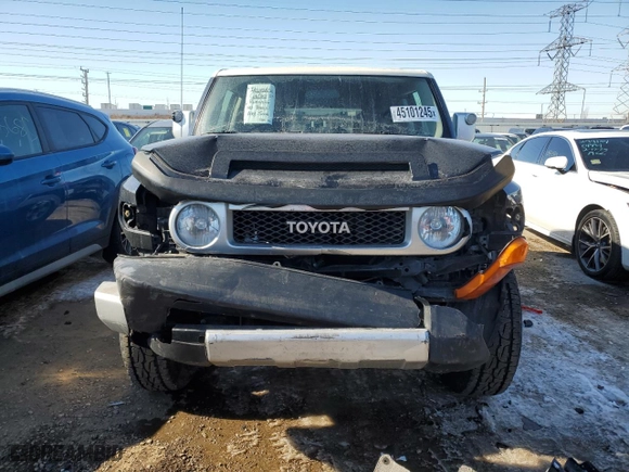 2008 Toyota FJ Cruiser with VIN JTEBU11F38K030658, listed as a Copart auction lot 45101245 with 103,142 mi miles and Salvage Title. Bid and sale history available at carsss.com. Image 5.