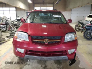 2002 Acura MDX Touring Pkg with VIN 2HNYD18652H545190, listed as a Copart auction lot 87021484 with 0 mi miles and Salvage Title. Bid and sale history available at carsss.com. Image 5.