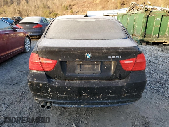 2011 BMW 3 Series 328i xDrive with VIN WBAPK7C5XBF197085, listed as a Copart auction lot 47939755 with 0 mi miles and Salvage Title. Bid and sale history available at carsss.com. Image 6.