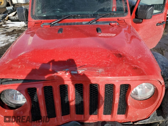 2021 Jeep Wrangler Unlimited Sport with VIN 1C4HJXKN2MW640909, listed as a Copart auction lot 42649335 with Not provided miles and Clean title. Bid and sale history available at DreamBid. Image 12.