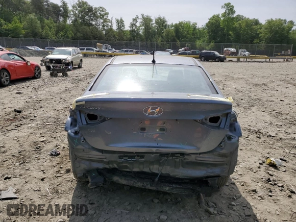 2018 Hyundai Accent SEL with VIN 3KPC24A3XJE007540, listed as a Copart auction lot 52873853 with 76,039 mi miles. Bid and sale history available at carsss.com. Image 6.