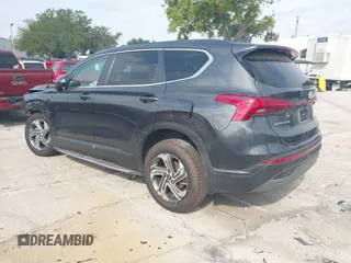 2021 Hyundai Santa Fe SE with VIN 5NMS14AJ7MH355662, listed as a IAAI auction lot 41848014 with 49,570 mi miles. Bid and sale history available at carsss.com. Image 3.