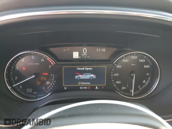 2021 Cadillac CT5 Luxury with VIN 1G6DW5RK2M0117864, listed as a Copart auction lot 71296614 with 50,185 mi miles and Salvage title. Bid and sale history available at DreamBid. Image 9.