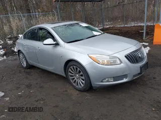 2011 Buick Regal CXL RL2 with VIN W04GP5EC4B1008636, listed as a IAAI auction lot 41362854 with 93,109 mi miles. Bid and sale history available at carsss.com. Image 1.