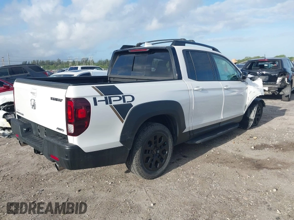 2023 Honda Ridgeline Black Edition with VIN 5FPYK3F81PB006534, listed as a IAAI auction lot 41947335 with 38,127 mi miles and . Bid and sale history available at DreamBid. Image 4.