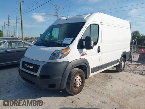 2019 Ram ProMaster Cargo with VIN 3C6TRVCG7KE502322, listed as a IAAI auction lot 41863824 with 355,881 mi miles and . Bid and sale history available at DreamBid. Image 17.