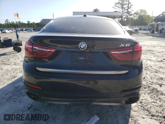 2016 BMW X6 xDrive35i with VIN 5UXKU2C53G0N83821, listed as a Copart auction lot 50900233 with 135,768 mi miles. Bid and sale history available at carsss.com. Image 6.