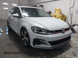 2018 Volkswagen Golf GTI S with VIN 3VW447AU7JM293939, listed as a IAAI auction lot 41318359 with 59,531 mi miles. Bid and sale history available at carsss.com. Image 1.