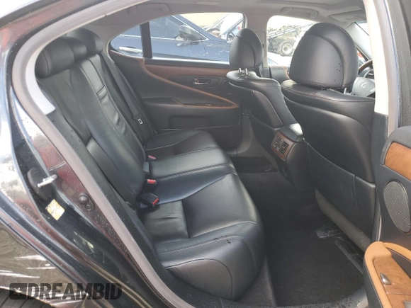 2011 Lexus LS 460 with VIN JTHCL5EF7B5011810, listed as a Copart auction lot 58151824 with 168,208 mi miles and Salvage title. Bid and sale history available at DreamBid. Image 10.